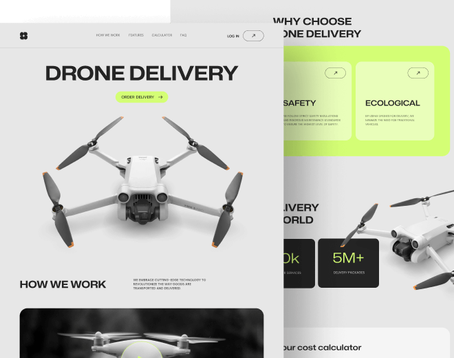Drone-Delivery-Dribble-Landing-Page