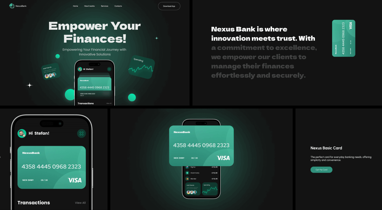 Banking-Dribble-Landing-Page