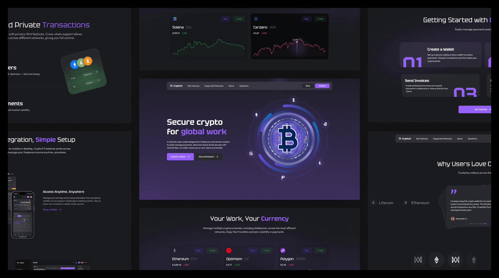 Crypto-Wallet-Project-Dribble-Landing-Page